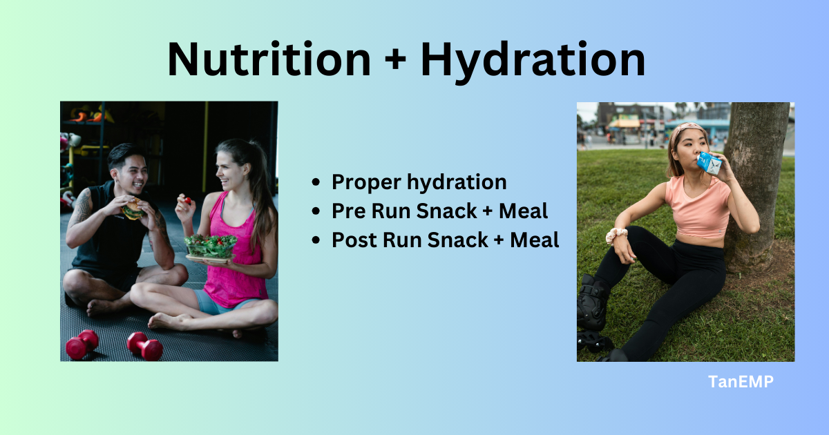 nutrition and  hydration for new runners