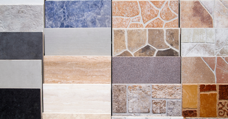 Solid Tile with Unique Tile Patterns