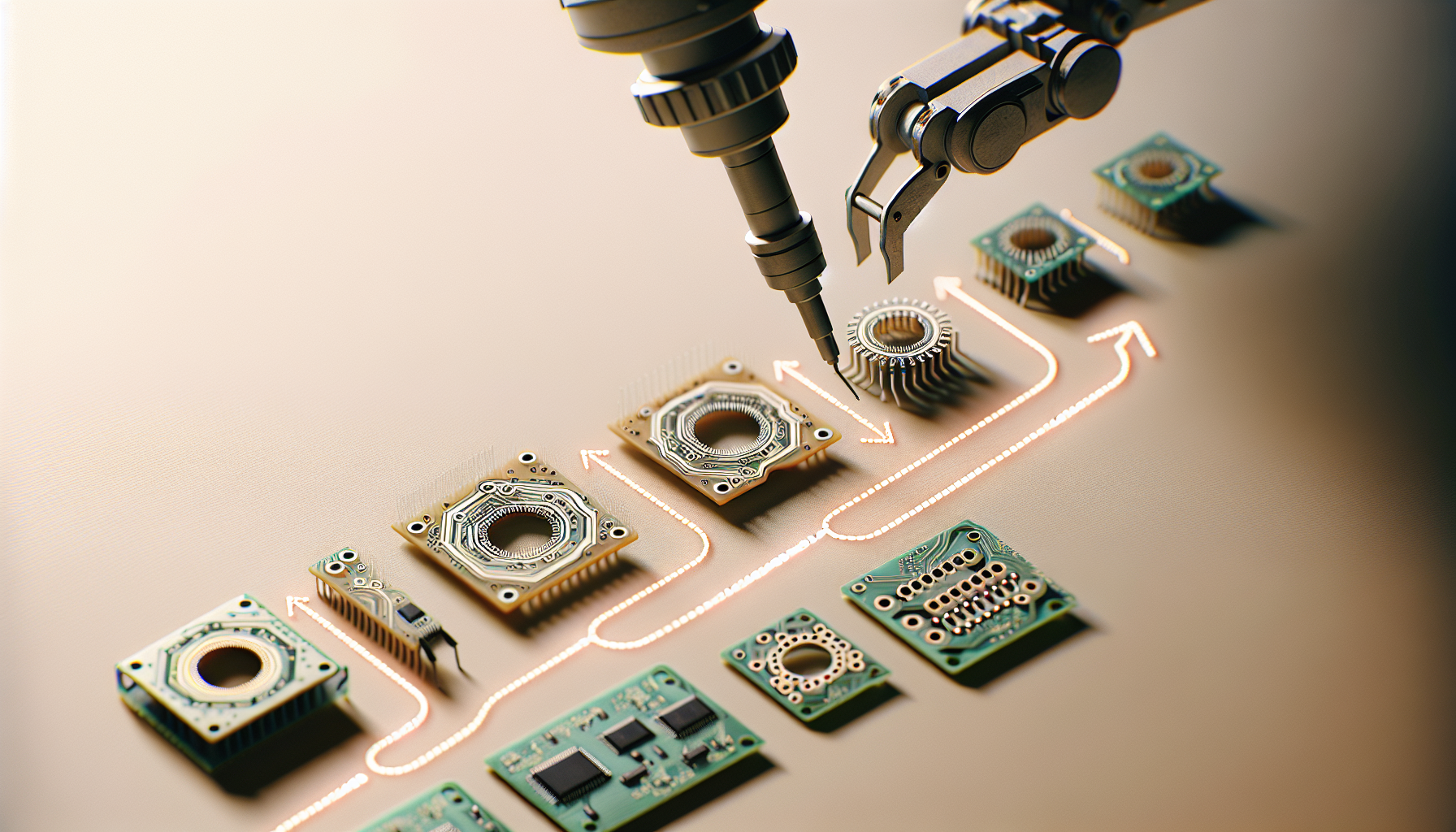 Prototyping stages for circuit boards