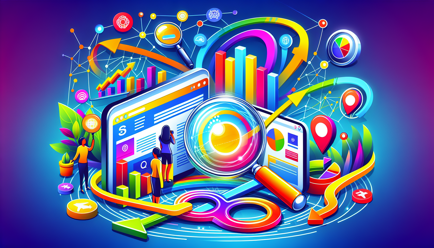An illustration showing how business SEO strategies can help in crafting user-friendly website URLs.