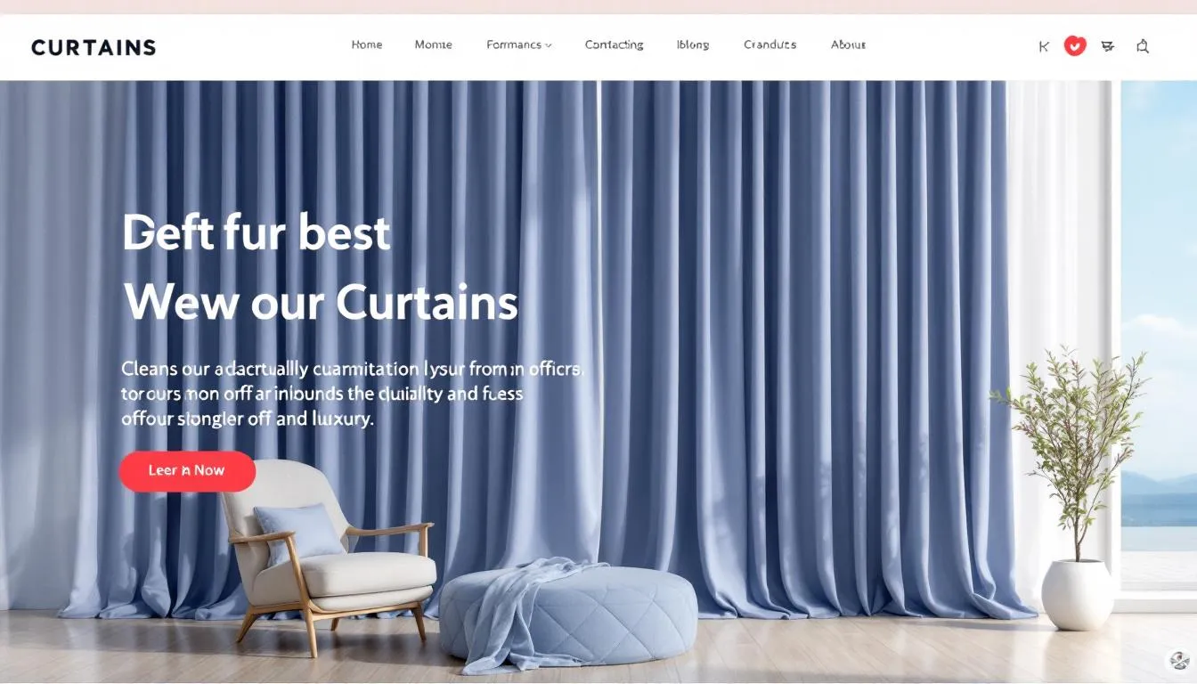Benefits of professional curtain cleaning services showcased through clean and well-maintained curtains.