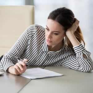 woman with lack of motivation