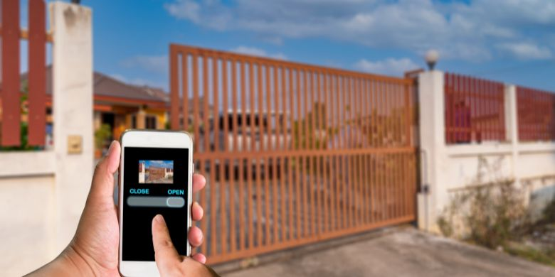 smartphone gate entry system