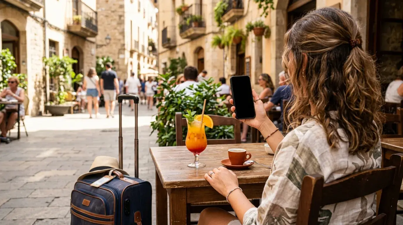 Updated itinerary reviewed after a partner-airline rebooking