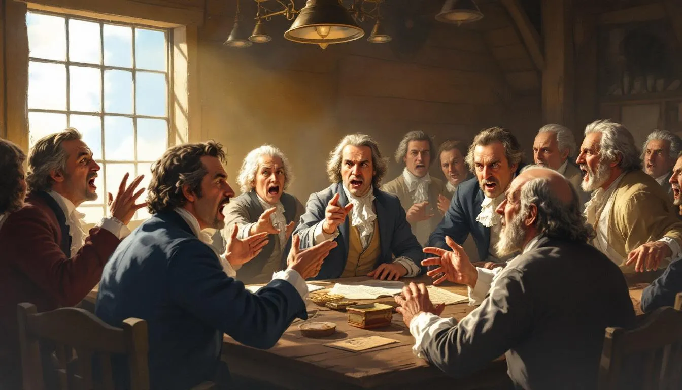 A representation of Anti-Federalists emphasizing state sovereignty.
