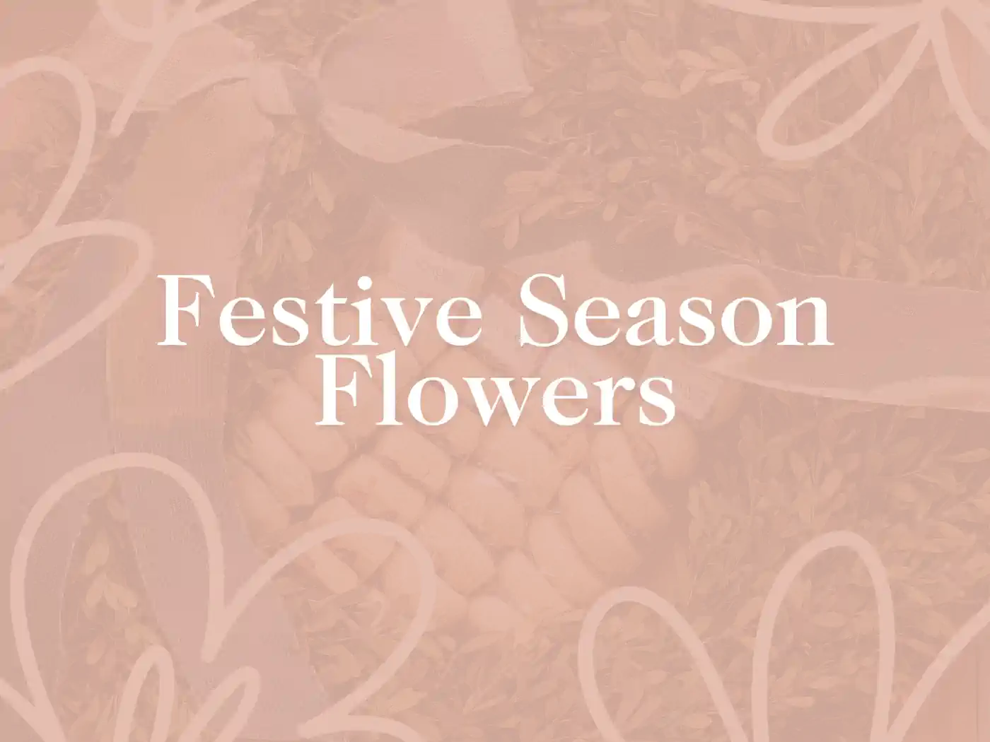 A beautifully arranged Festive Season Flowers Collection, complete with vibrant floral decorations, ribbon, and seasonal gifts, bringing joy and warmth to a gathering. Delivered with heart by Fabulous Flowers and Gifts.