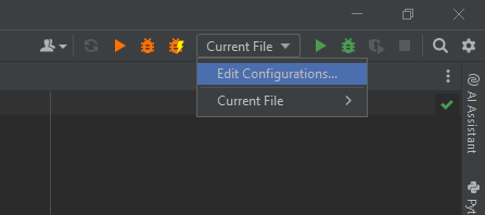Editing configurations