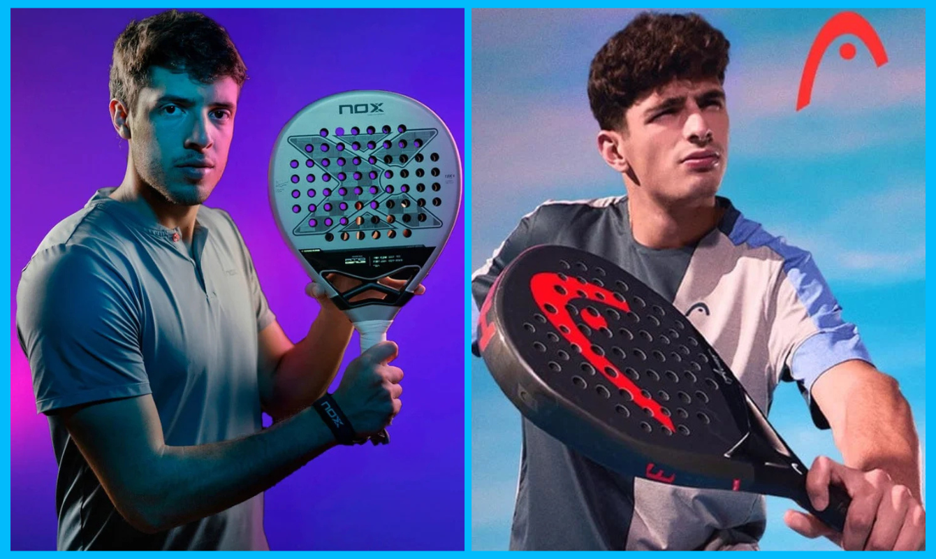 Coello and tapia padel rackets old edition