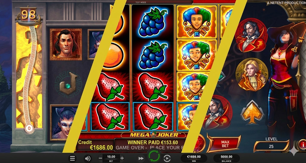 Olika slots på online casino – klassiska och moderna spel med bonus buy och free spins