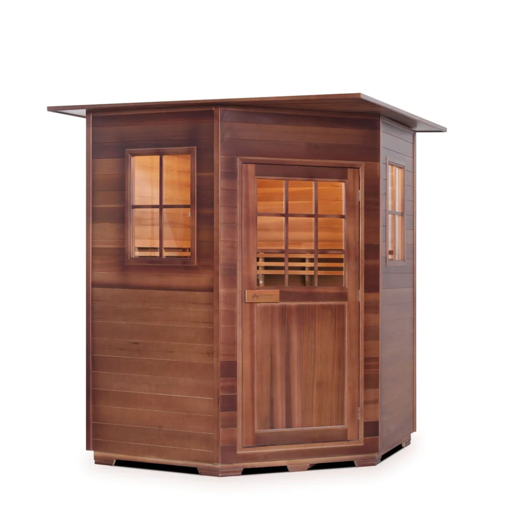 Enlighten Dry Traditional Sauna MoonLight - 4C Indoor - 4 Person Sauna.