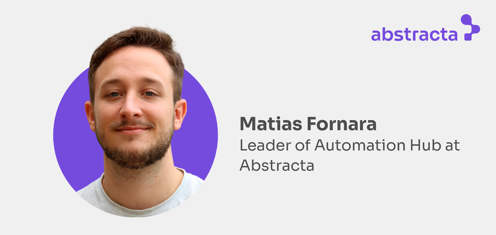 Matias Fornara, Leader of Automated Testing Hub at Abstracta