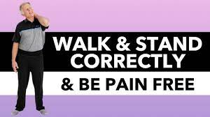 How to Walk & Stand Correctly & Pain Free With Neck Pain/Pinched Nerve -  YouTube