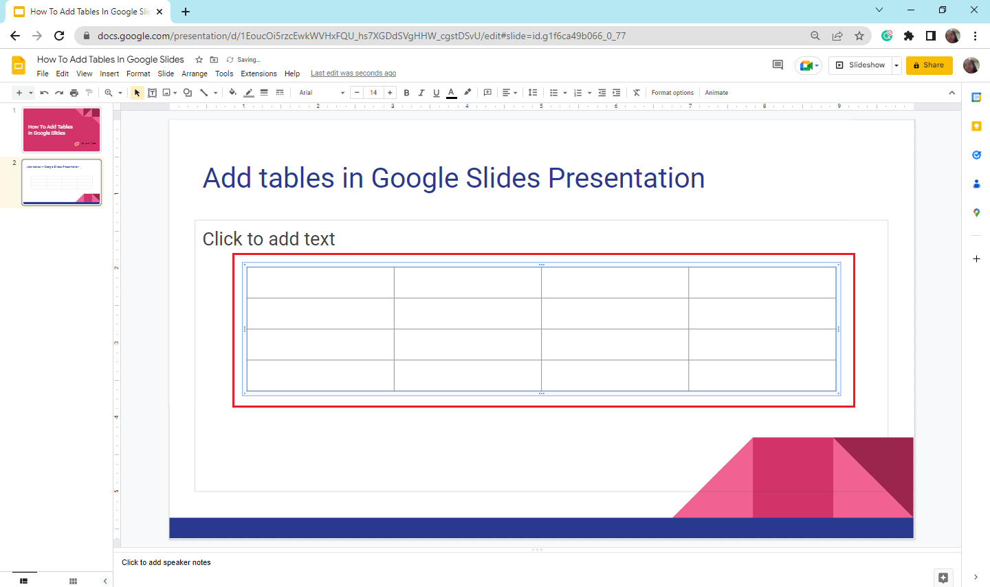 Discover How To Add Tables In Google Slides