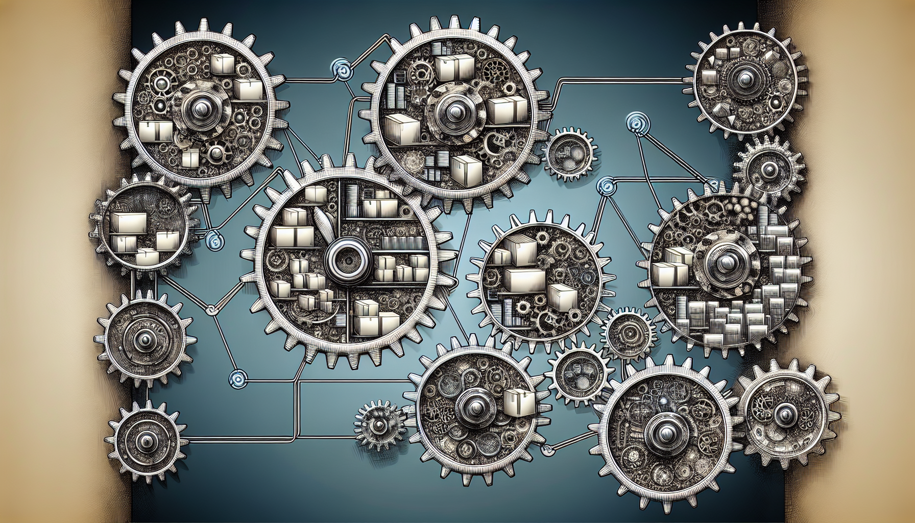 Illustration of supply chain planning