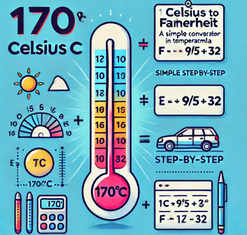 The conversion of 170 Celsius to Fahrenheit is widely used in daily life.