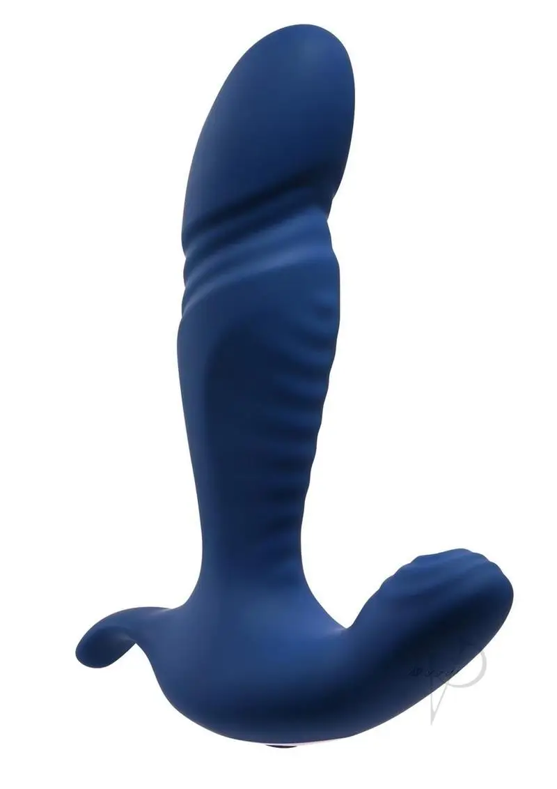 Gender X True Blue Rechargeable Silicone Thrusting Anal Vibrator – Blue