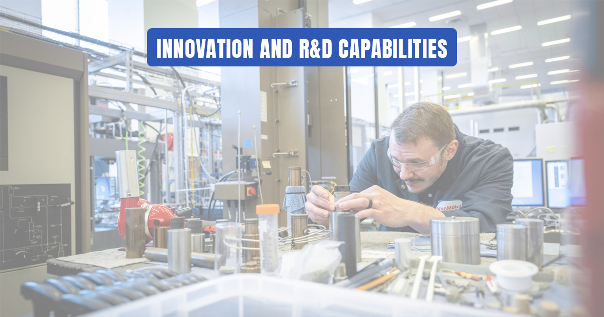 Engineer working on small components in a research and development lab.