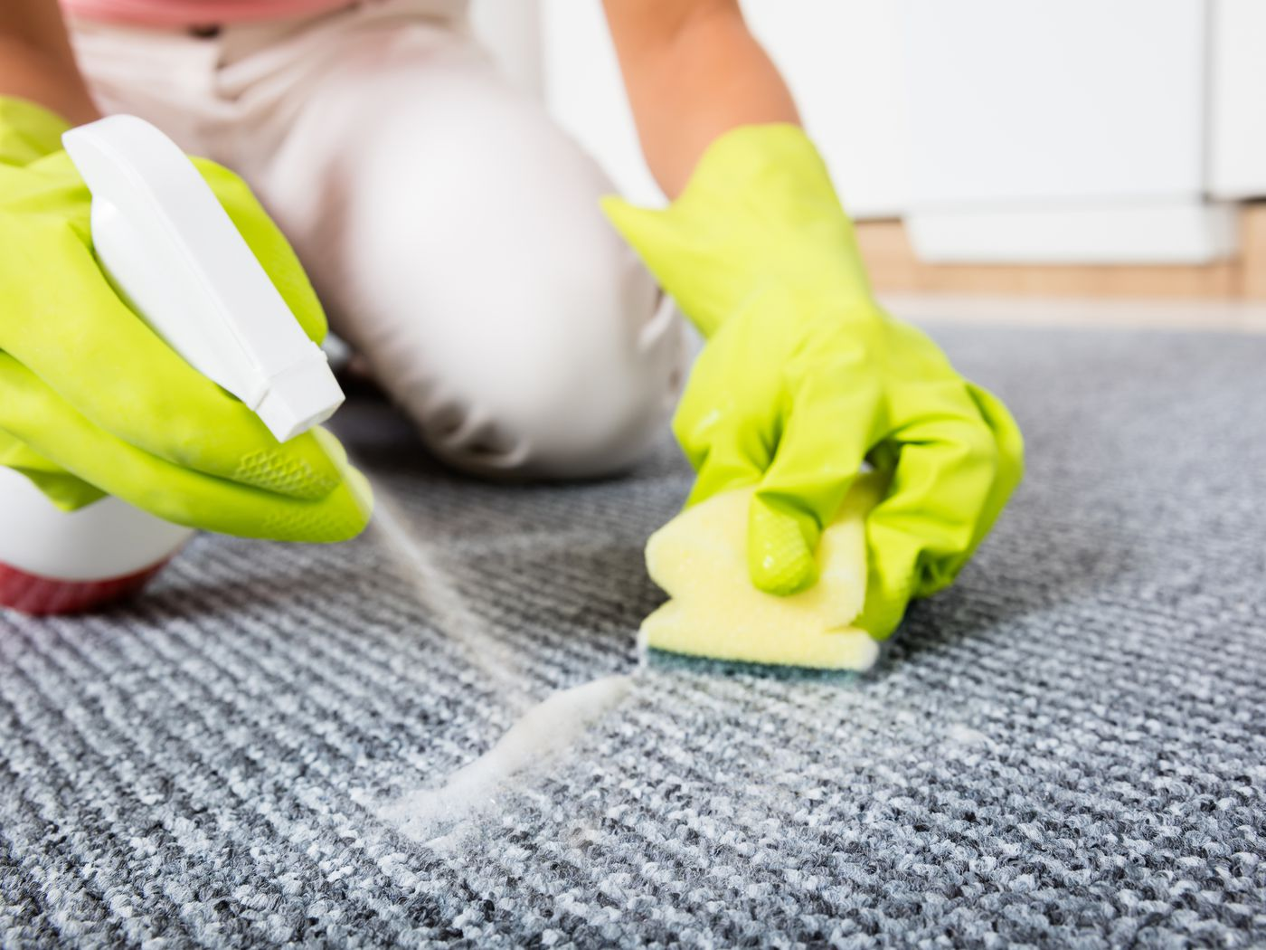 Using other solvents to remove gum from carpet