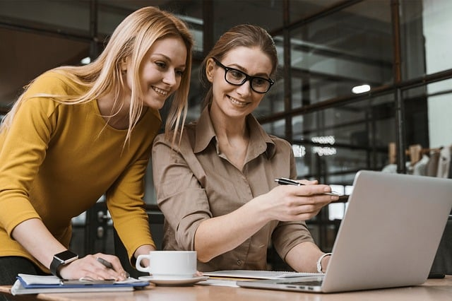 women, staff, business