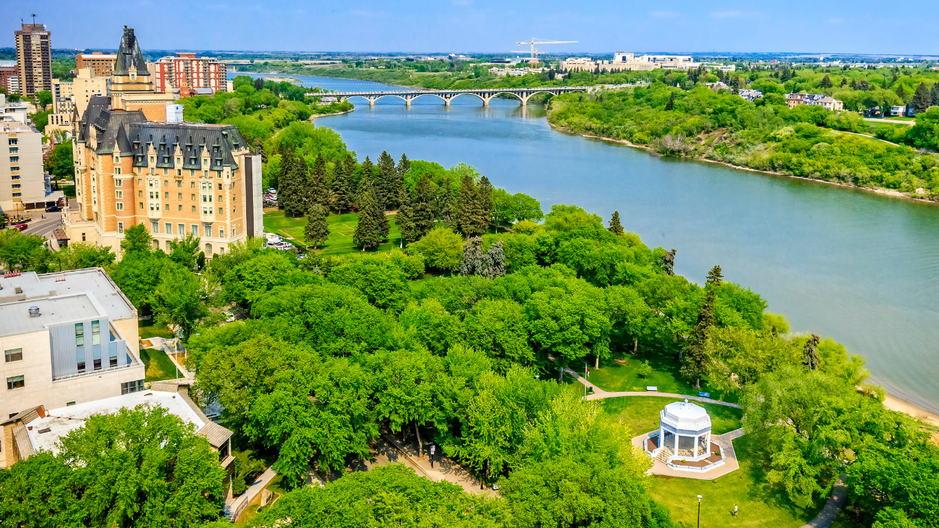 Downtown area Saskatoon - Picture by sprokop on Canva https://www.canva.com/photos/MAEGhPnGwoA/