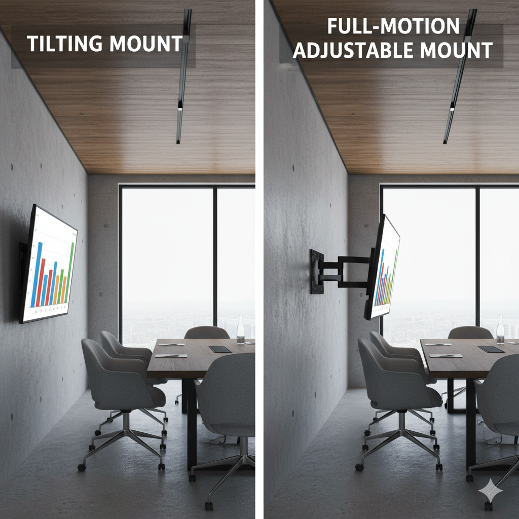 adjustable mounts for flexible viewing