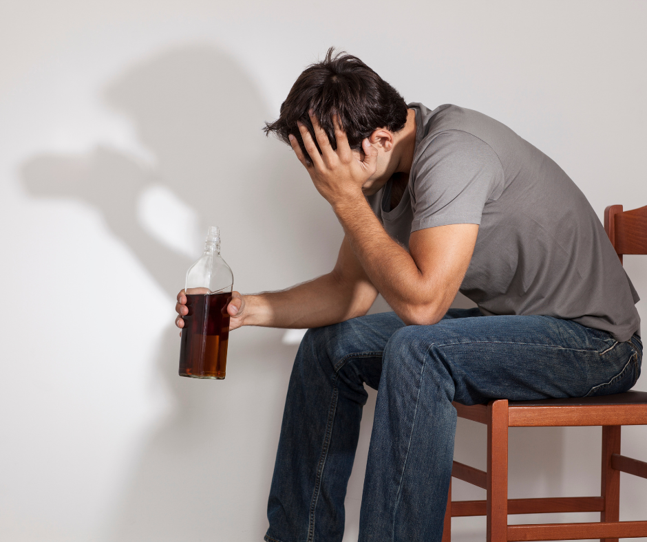 A person with a hopeful expression, showing the effects of therapy and counseling for alcohol addiction and brain fog