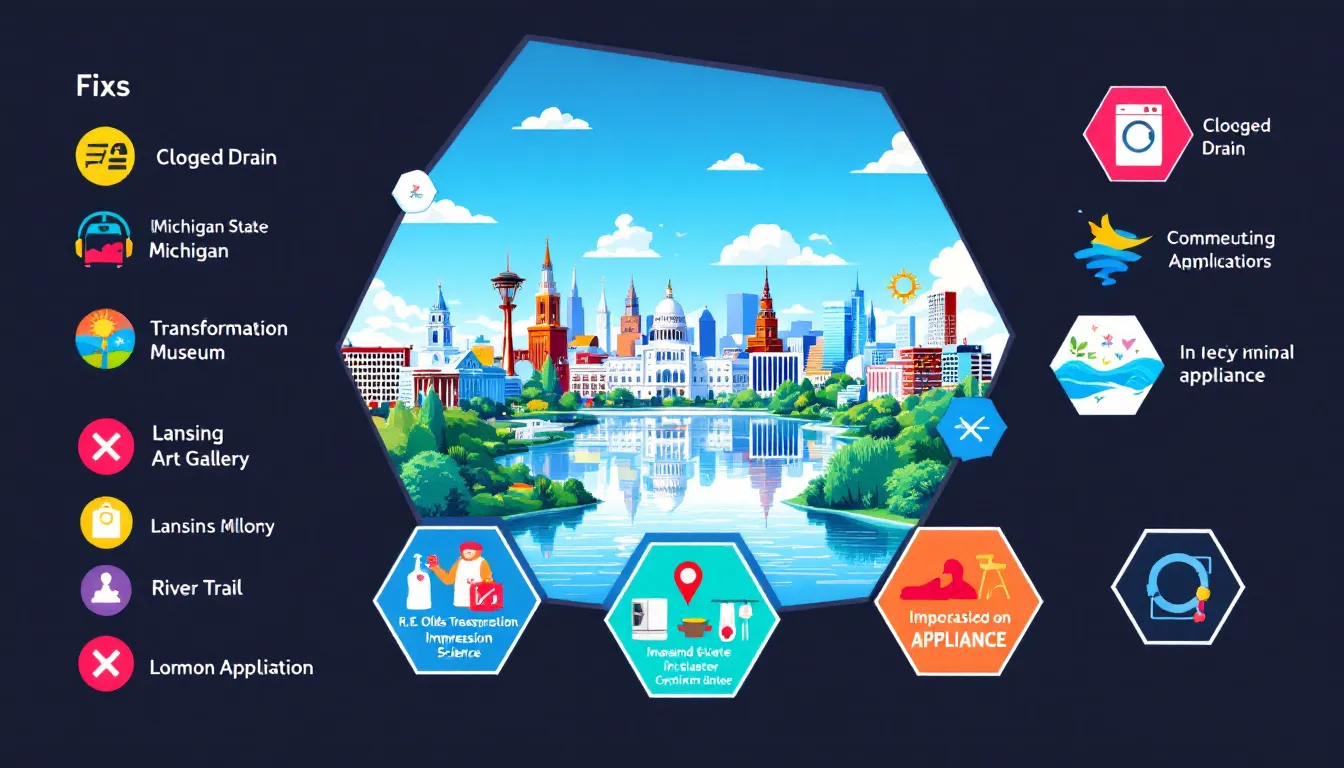 A scenic view of Michigan, highlighting the local area.