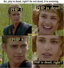 php is dead meme