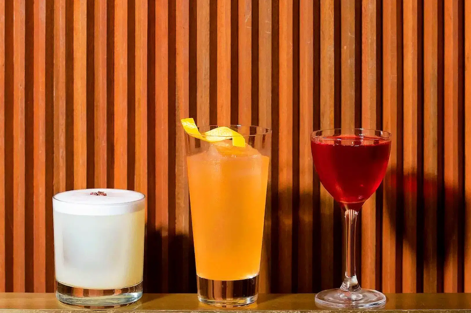 Jigger and Pony Singapore craft cocktails served in an elegant cocktail bar