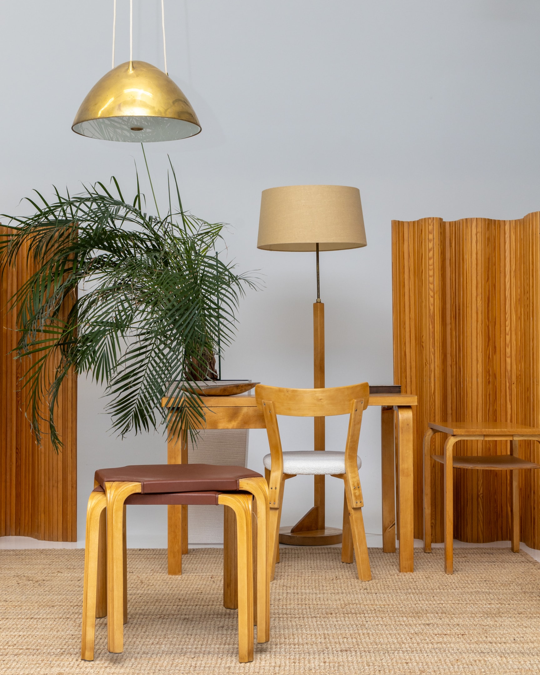 Interior by Haddadin Design. All furniture pieces featured, designed by Alvar Aalto. Interior architects in London