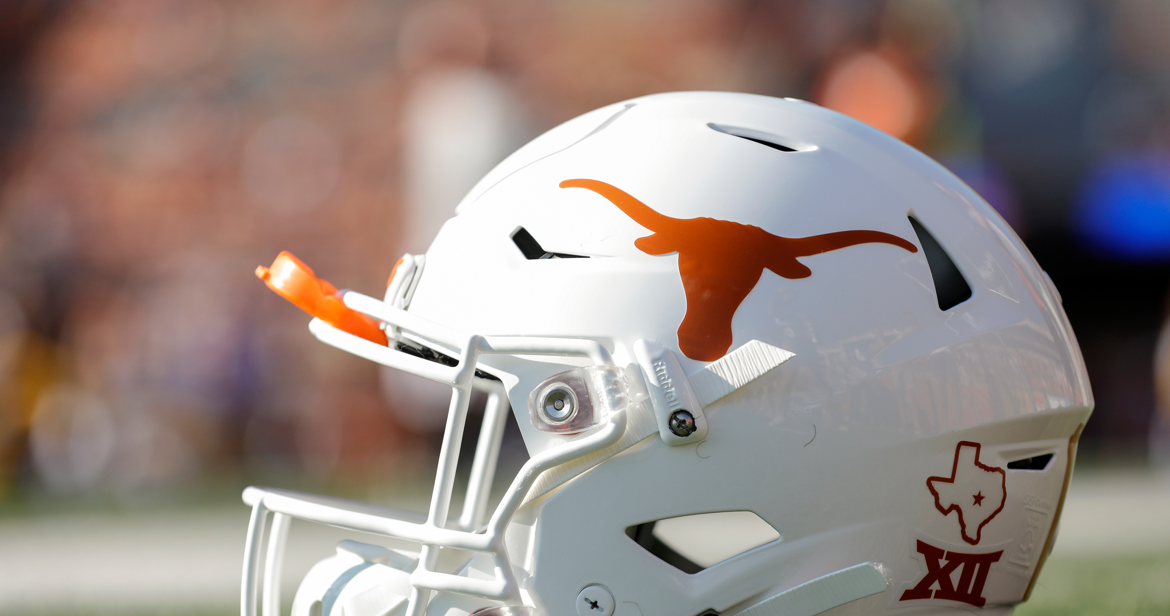 Texas Longhorns Football Helmet. Photo from Bleacher Report, no copyright infringement is intended. 