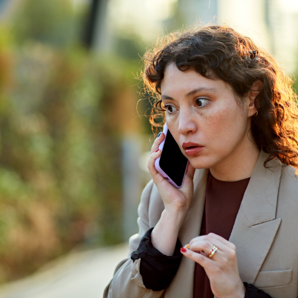 Image showing a concerned individual after a tractor trailer accident in Alabama.