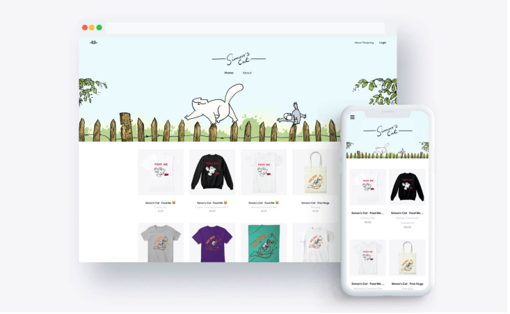 Teespring Storefront