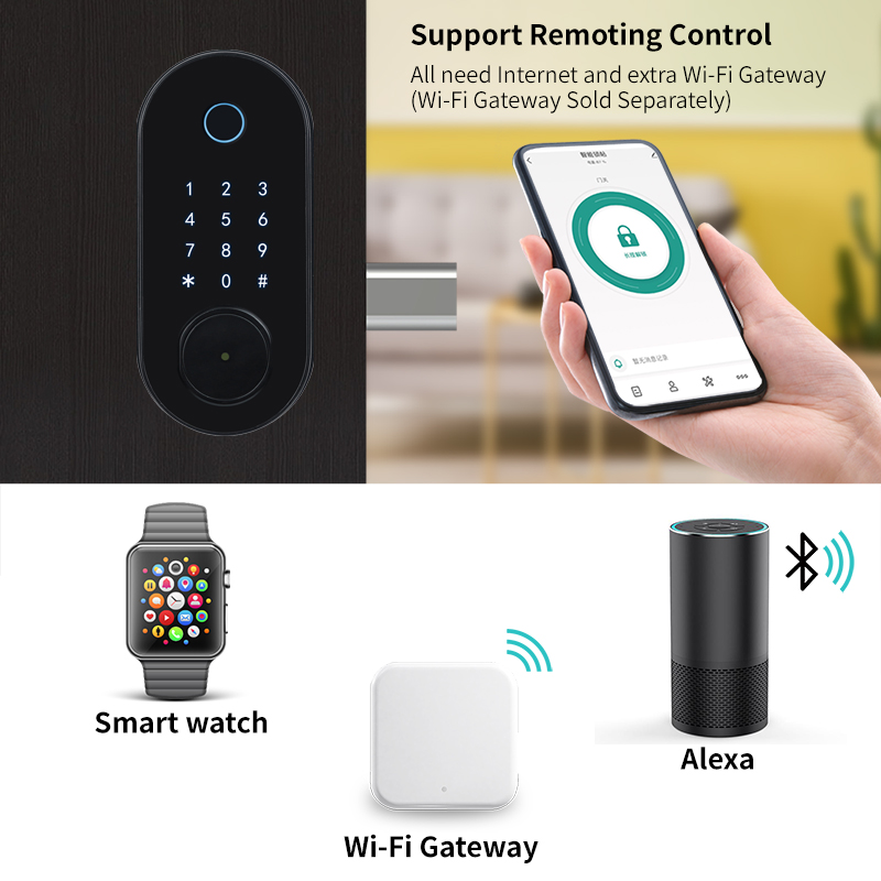 Multifuctional smart phone door lock