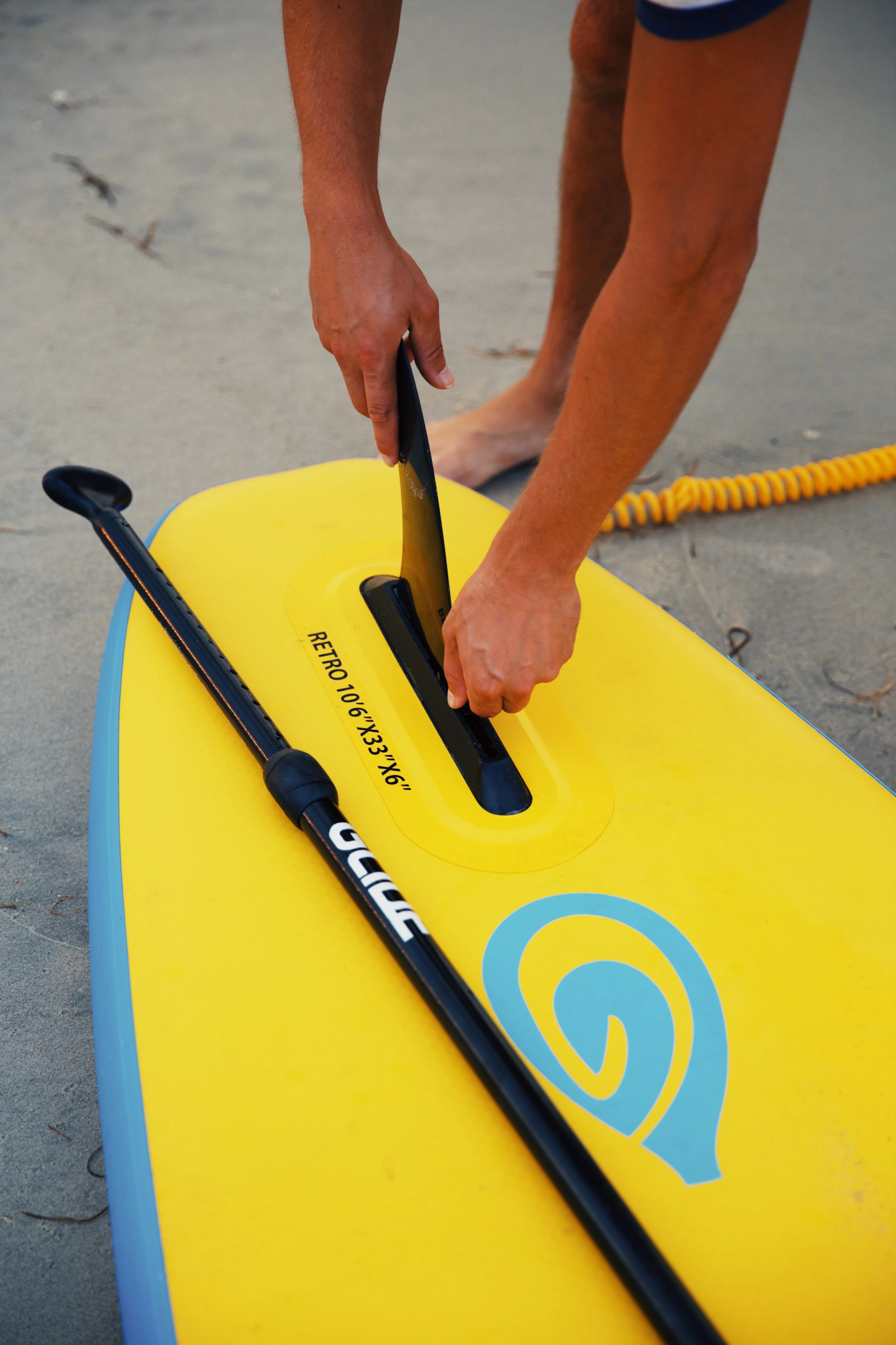 paddle board fin,stand up paddle board or inflatable paddle boards,dual tab fin box,center fin box,race fins on inflatable paddle board,read our blog for basic fin shapes