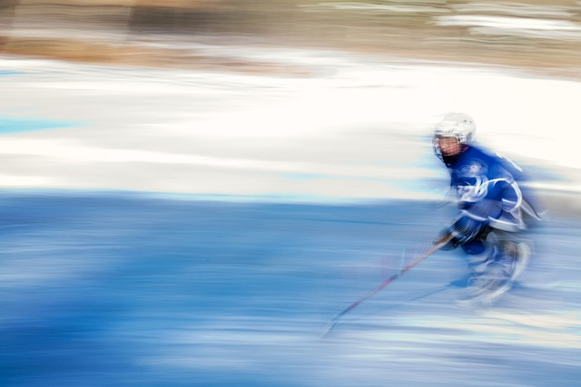 ice hockey, youth, winter