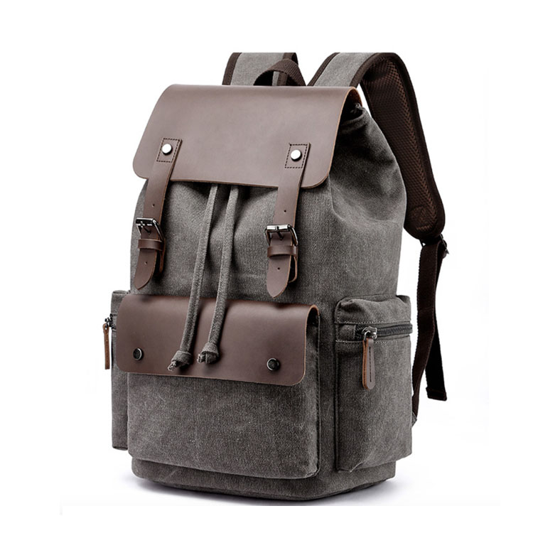 Canvas Backpack School Bag