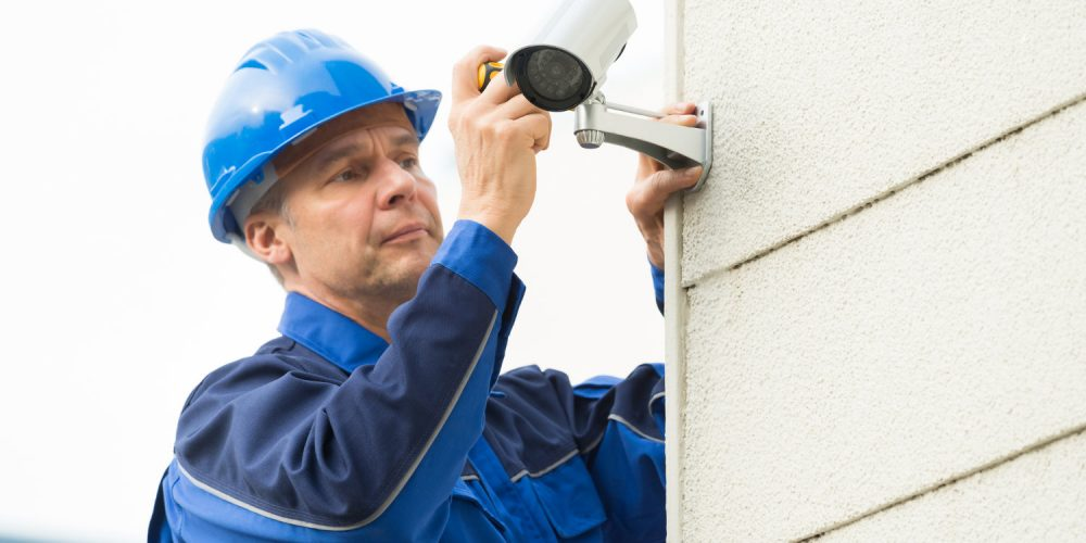 Security system installation professional