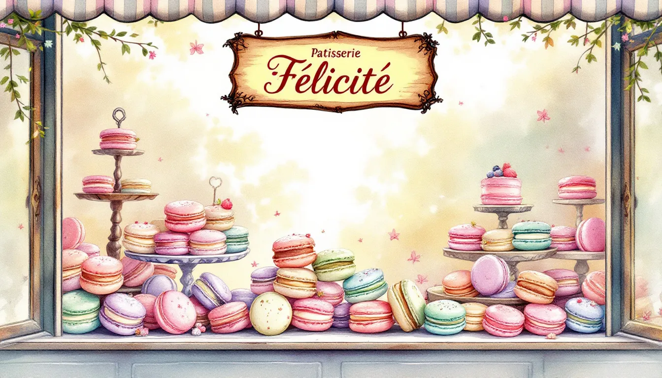 A selection of colorful macarons, showcasing the delightful variety of this classic french pastry.