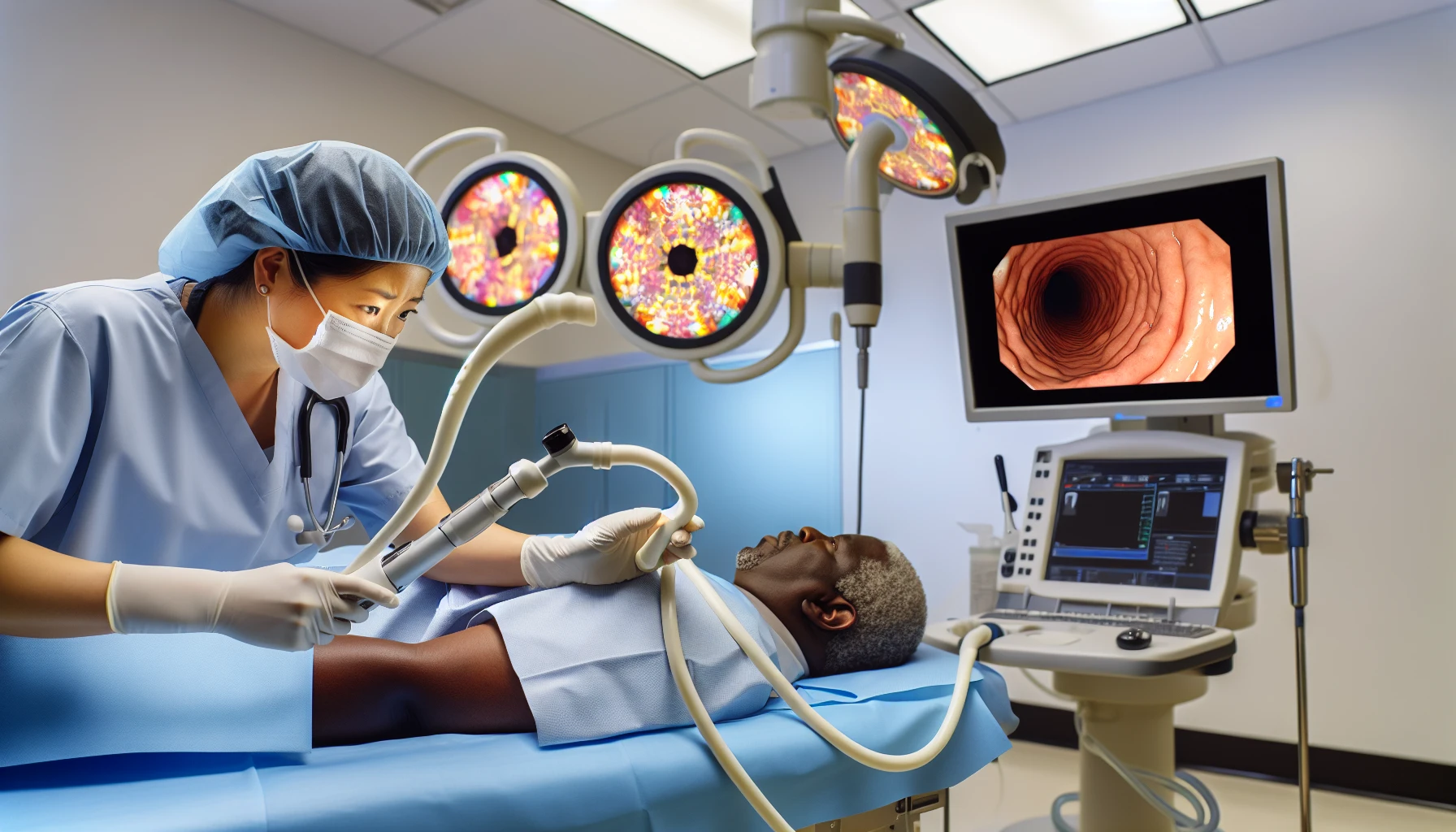 Photo of colonoscopy procedure