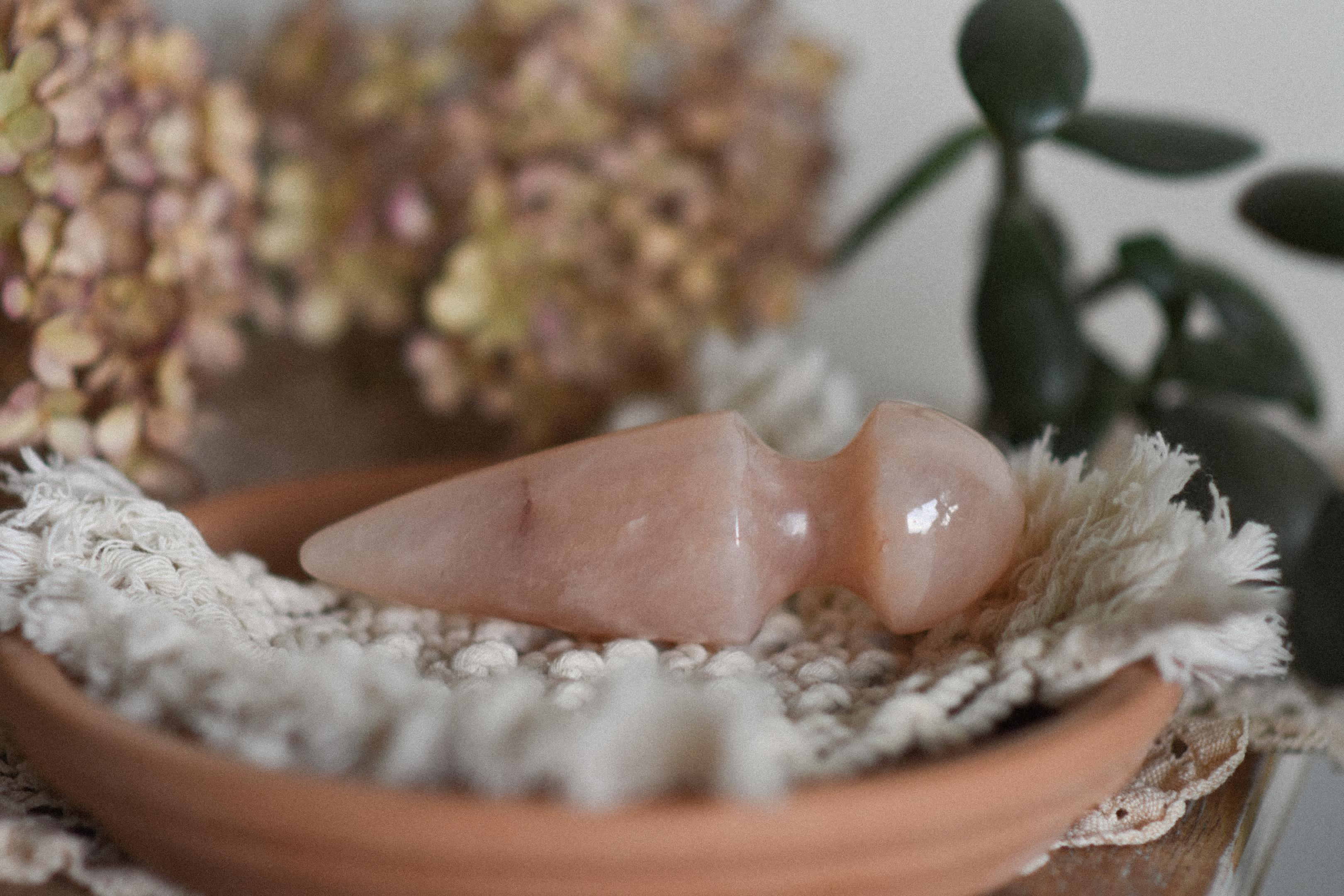 The Spire | Pink Aventurine Butt Plug