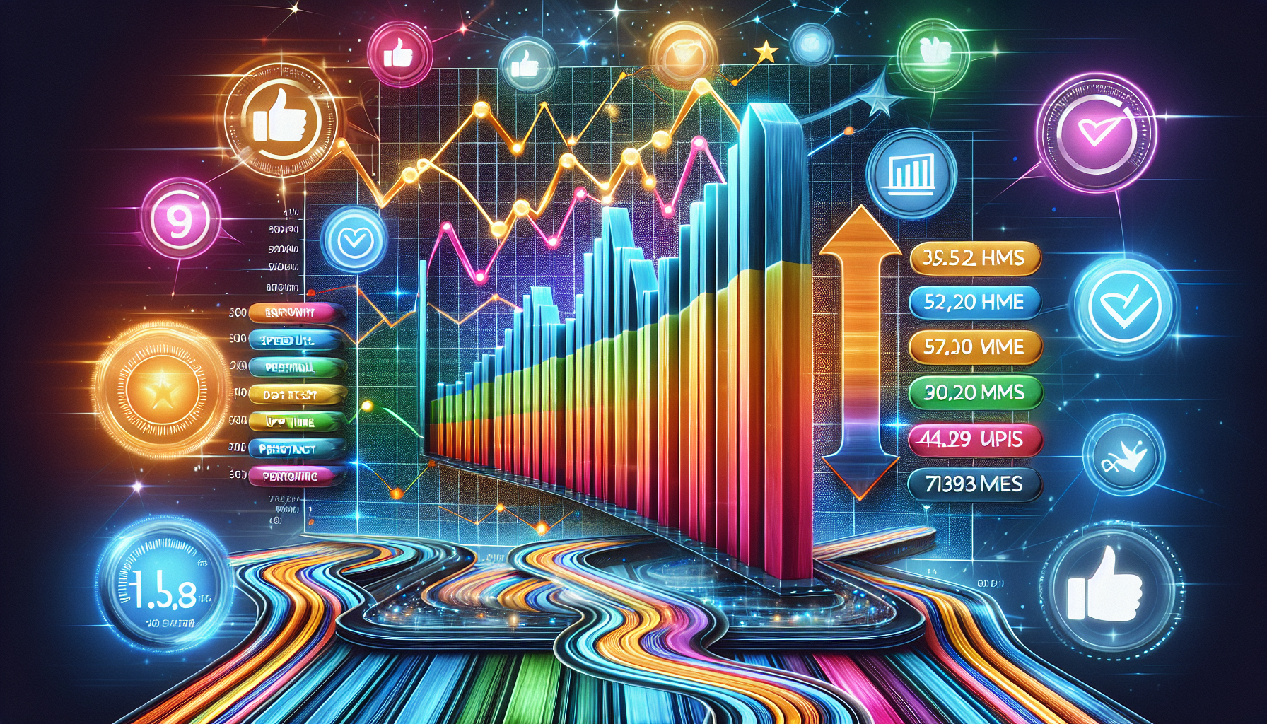 A visual representation of WPX hosting performance metrics.