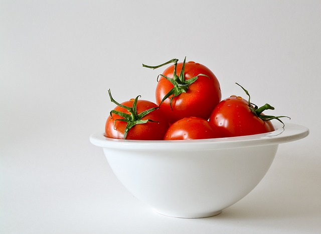 tomatoes, bowl, food