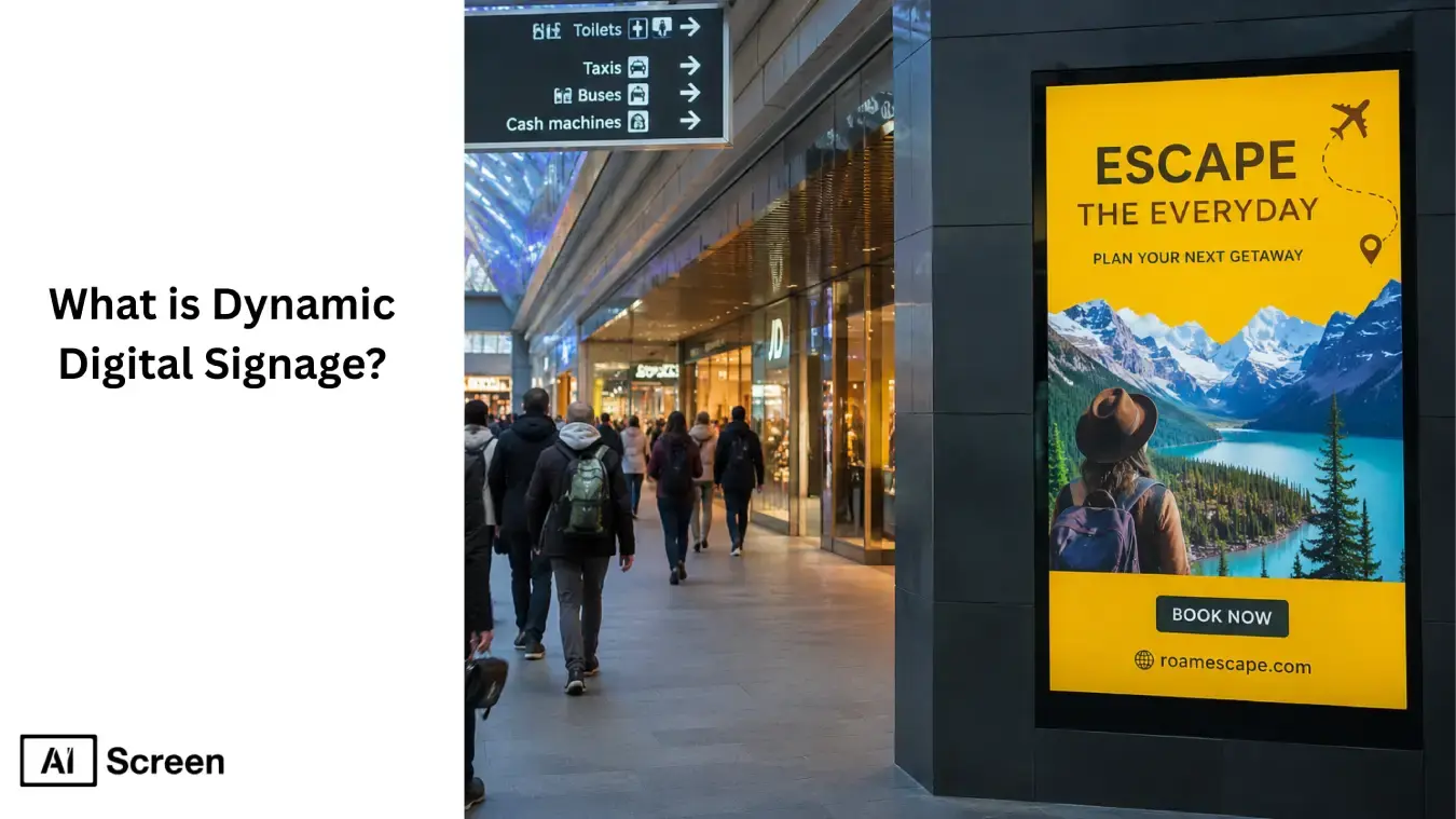 What is Dynamic Digital Signage? 1 dynamic digital signage