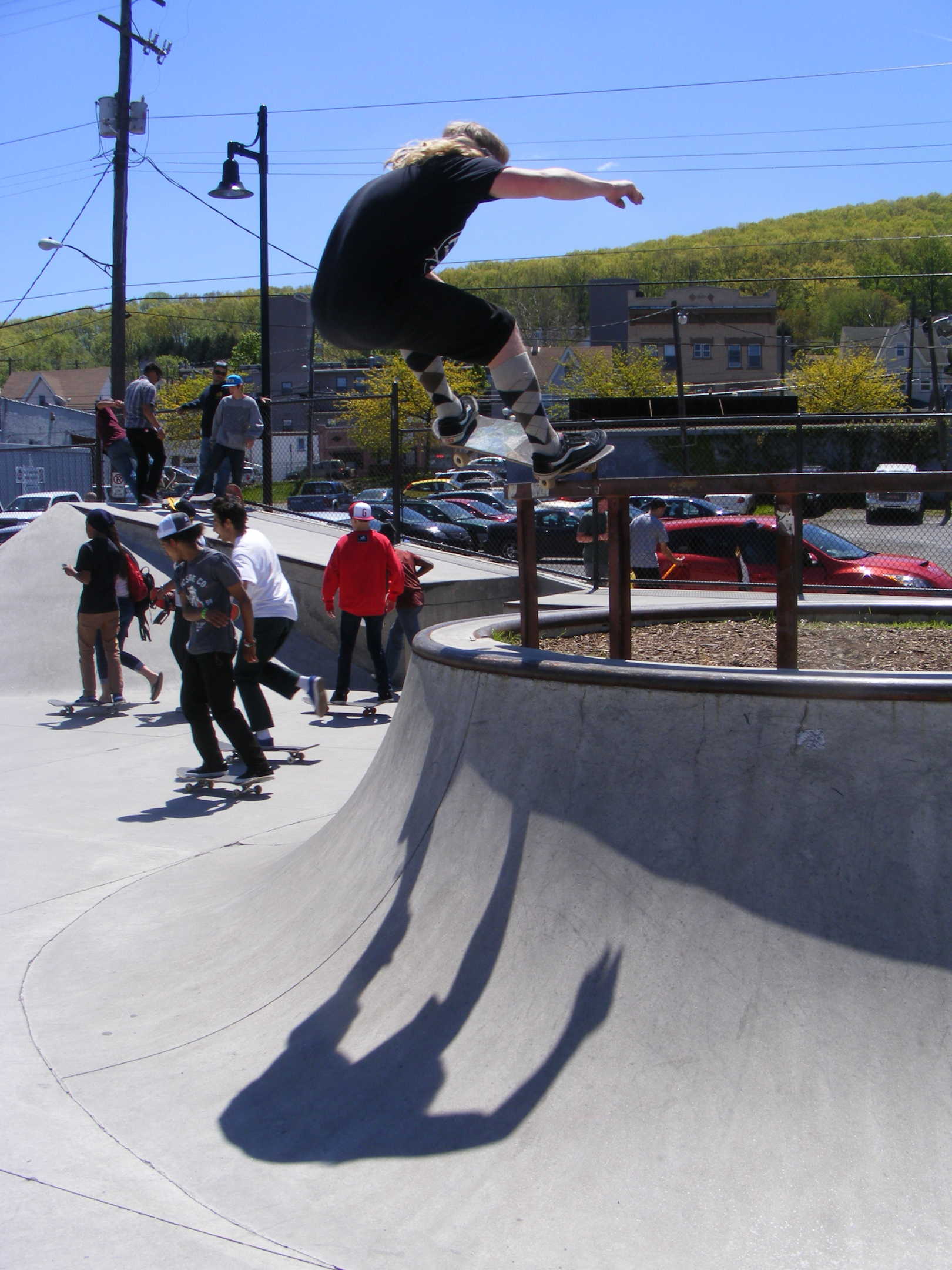 A skate park in South Bethlehem, Pennsylvania