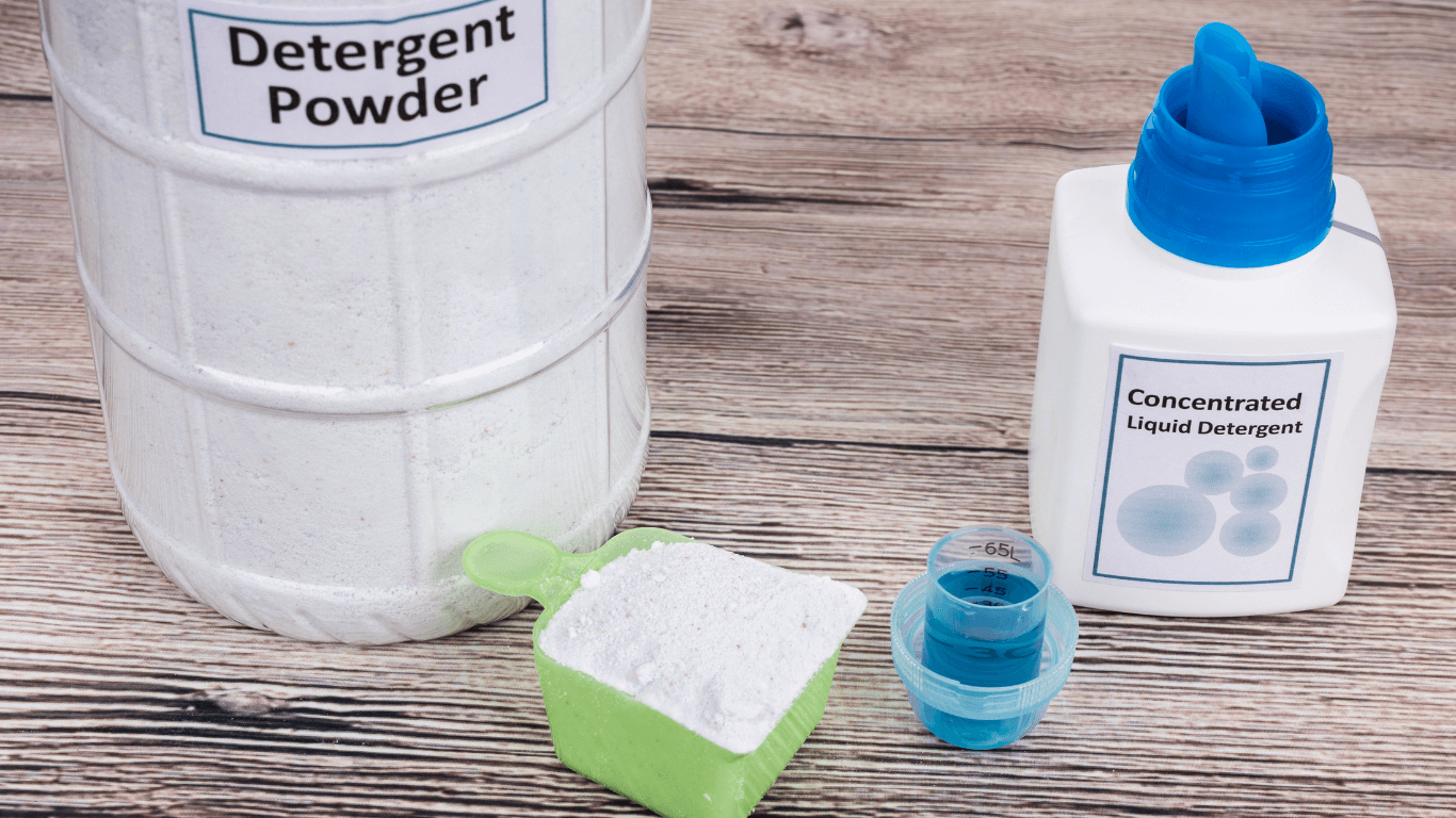 detergent powder and liquid detergent