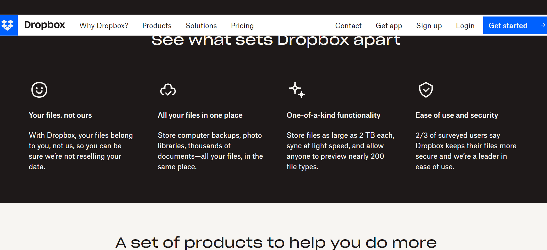 Dropbox online strage service