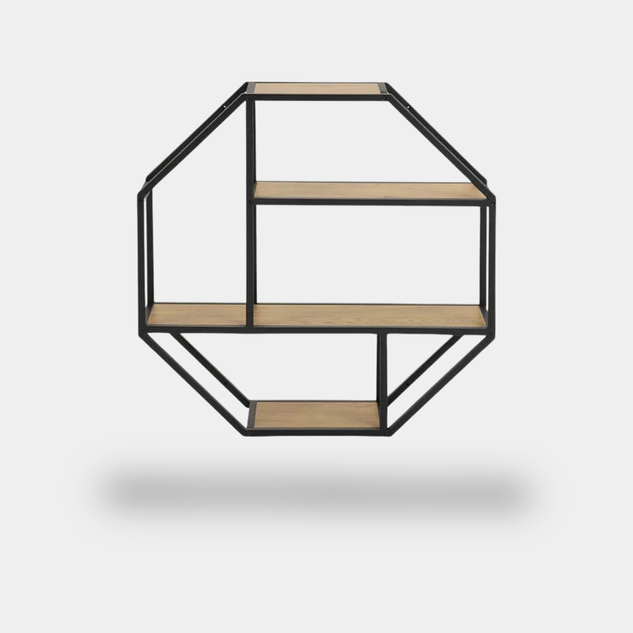 półki wiszące drewniane - meble do biura ewodd.com