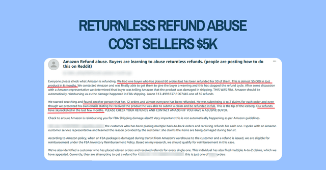 Returnless return abuse