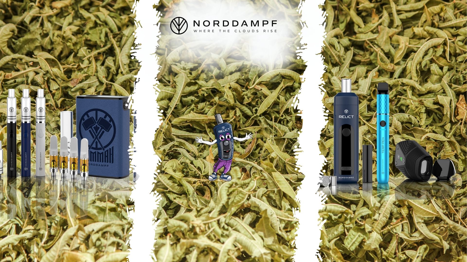 Nordy mit allen Norddampf Vaporizern